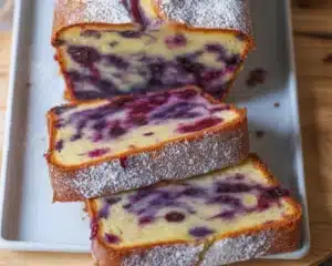 Deliciously Moist Lemon Blueberry Yogurt Loaf You’ll Love 3 Moist and delicious Lemon Blueberry Yogurt Loaf with fresh blueberries and lemon zest