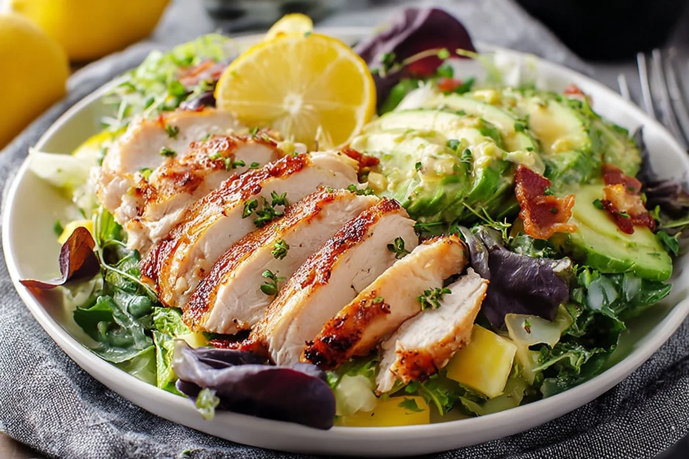 Keto Grinder Salad with fresh vegetables and toppings for a low-carb meal