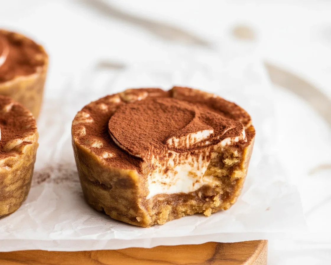 Delicious Keto Tiramisu Cookie Cups with creamy filling and low carb content