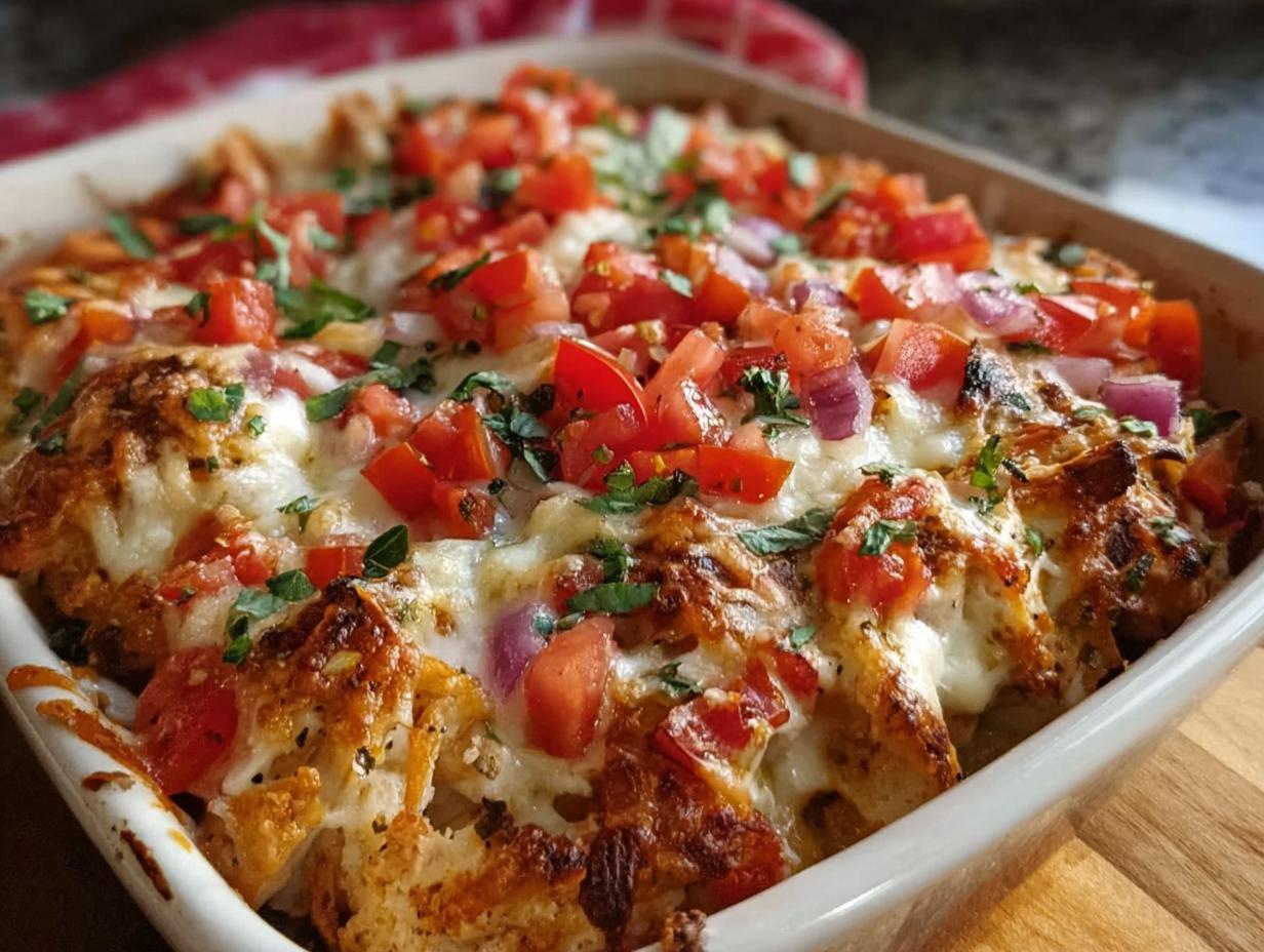 Bruschetta Chicken Casserole: Delicious 30-Minute Meal - Bruschetta Chicken Casserole - additional detail
