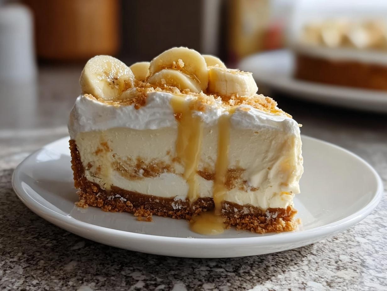 Bake Banana Pudding Cheesecake
