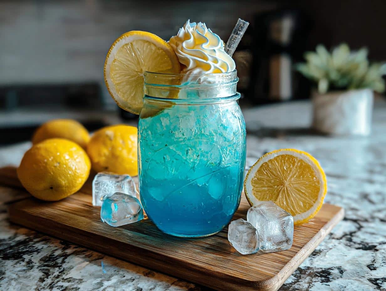 Blue Raspberry Lemonade: 1 Creamy Burst - Blue Raspberry Lemonade - additional detail