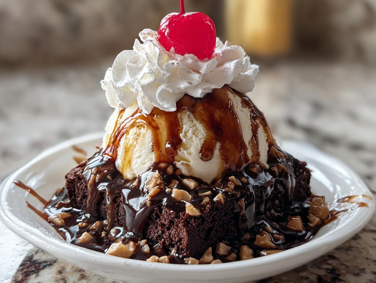 Brownie Sundae