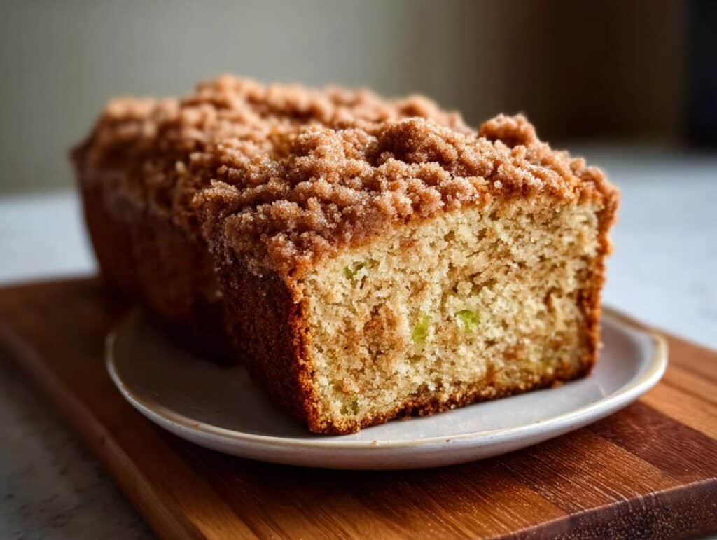 Cinnamon Streusel Zucchini Bread