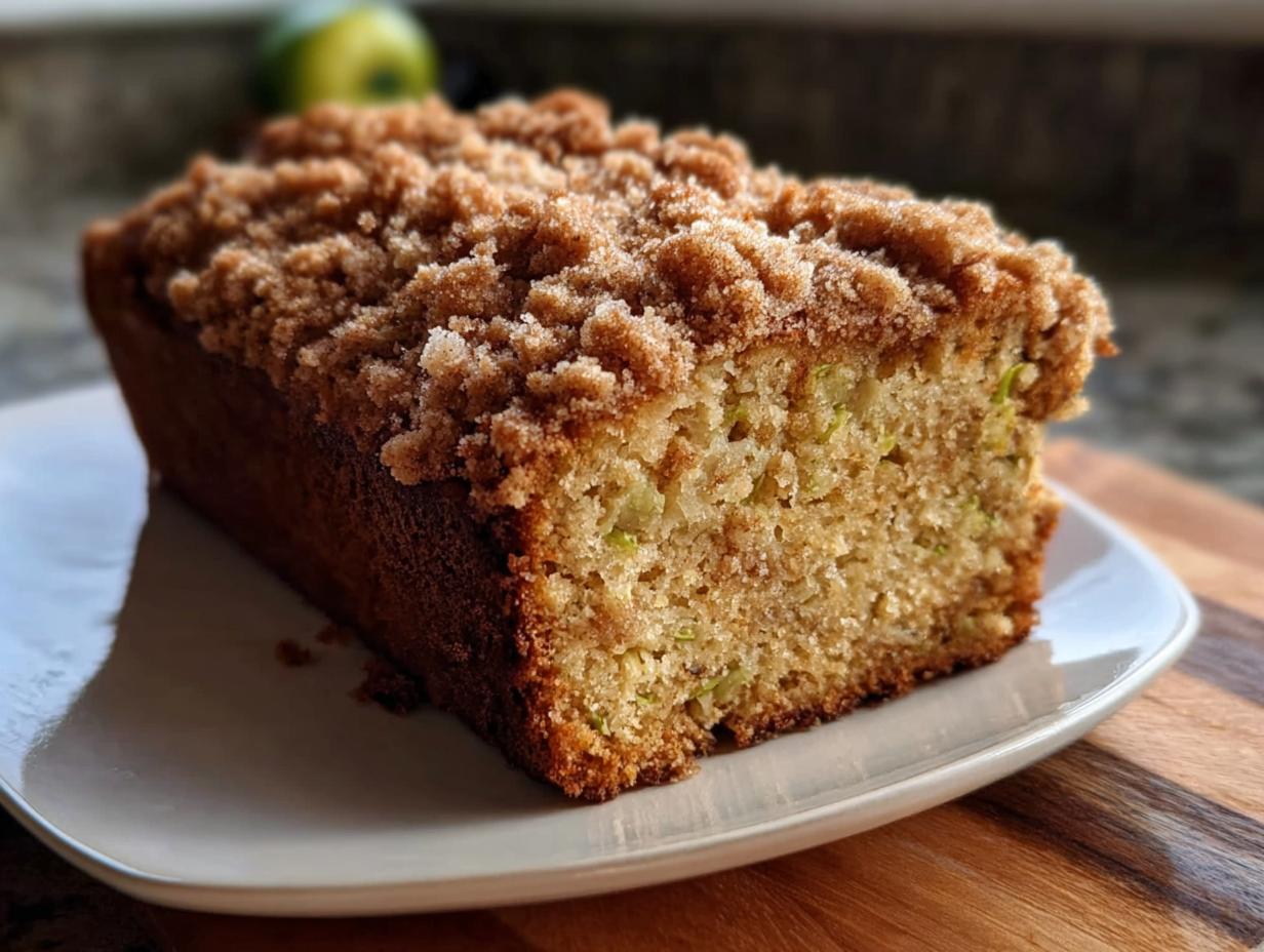 Cinnamon Streusel Zucchini Bread: 1 Amazing Recipe - Cinnamon Streusel Zucchini Bread - additional detail