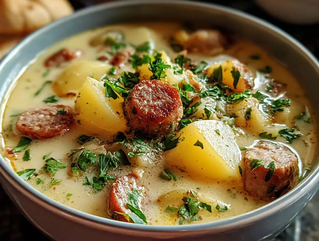Creamy Sausage Potato Chowder: 45 Min Comfort - Creamy Sausage Potato Chowder - additional detail