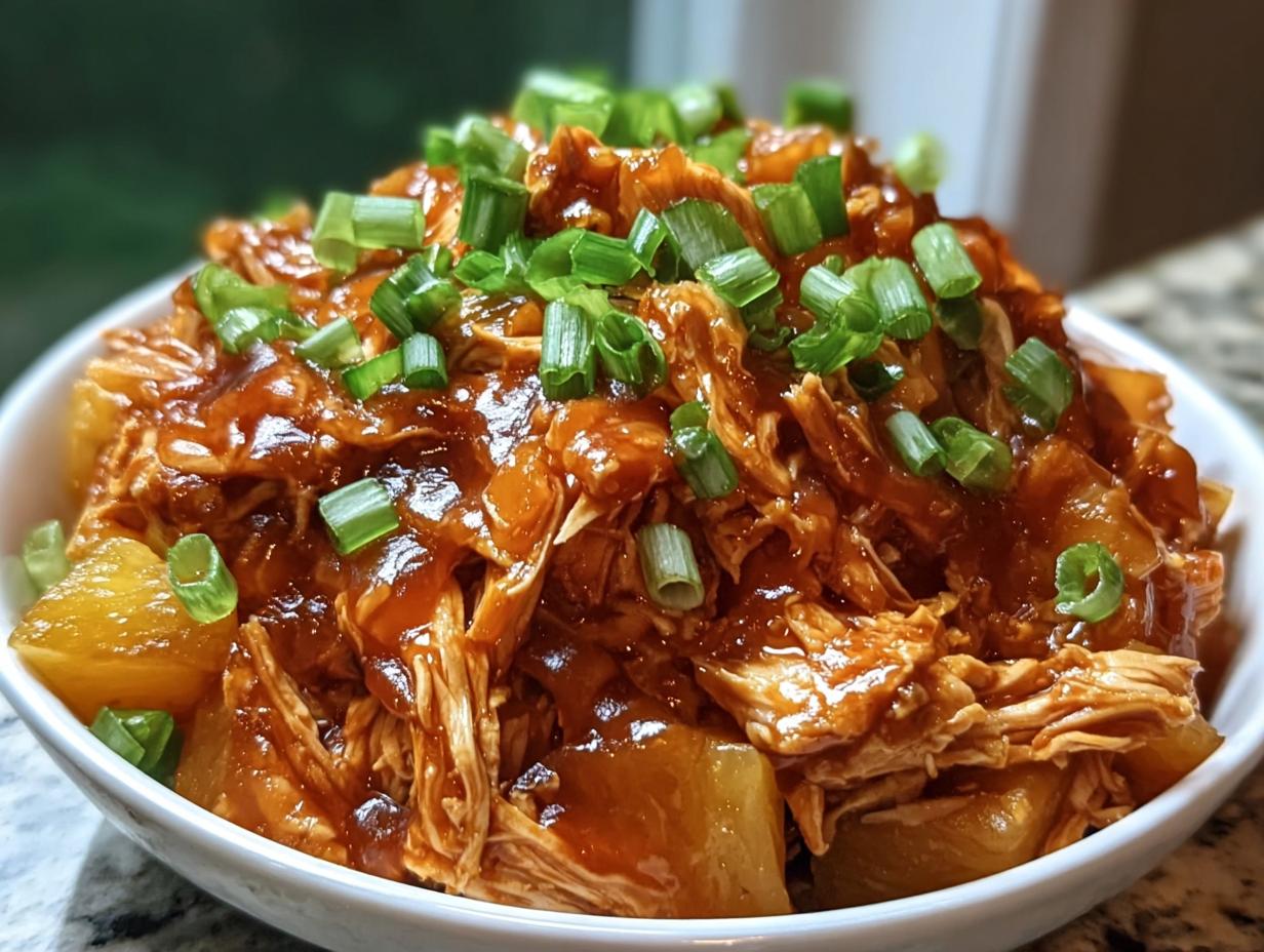Crockpot Pineapple BBQ Chicken: Amazing Dinner - Crockpot Pineapple Bbq Chicken - additional detail