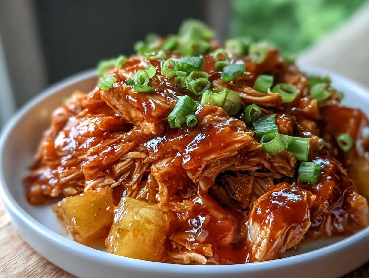 Crockpot Pineapple BBQ Chicken: Amazing Dinner - Crockpot Pineapple Bbq Chicken - additional detail