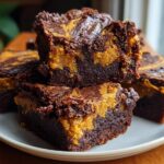 Amazing Halloween Vegan Pumpkin Brownies 2 Halloween Vegan Pumpkin Brownies