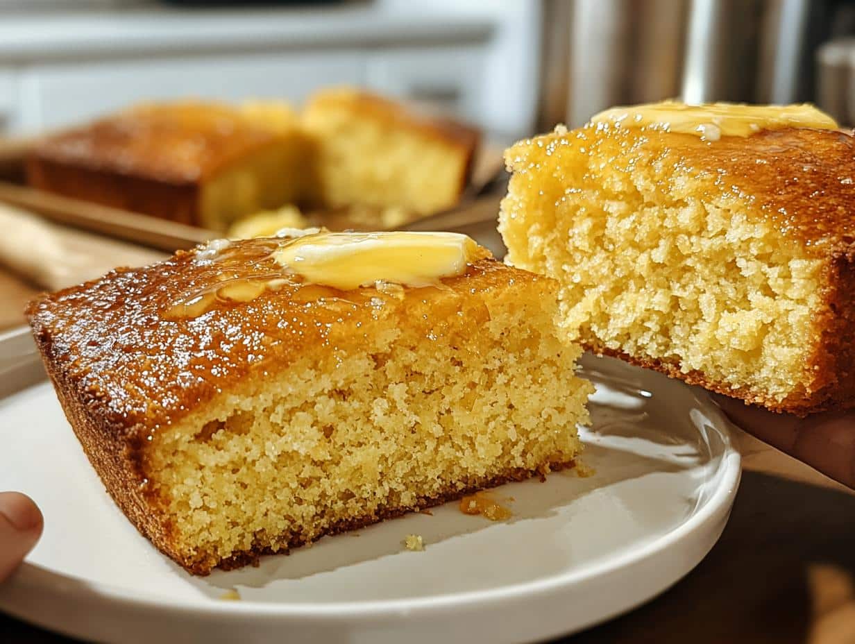Honey Butter Cornbread: Amazing Comfort Food 2 Honey Butter Cornbread: Amazing Comfort Food - Honey Butter Cornbread - additional detail