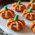 Mini Pretzel Pumpkins: 10 Amazing Fall Snacks 4 Mini Pretzel Pumpkins