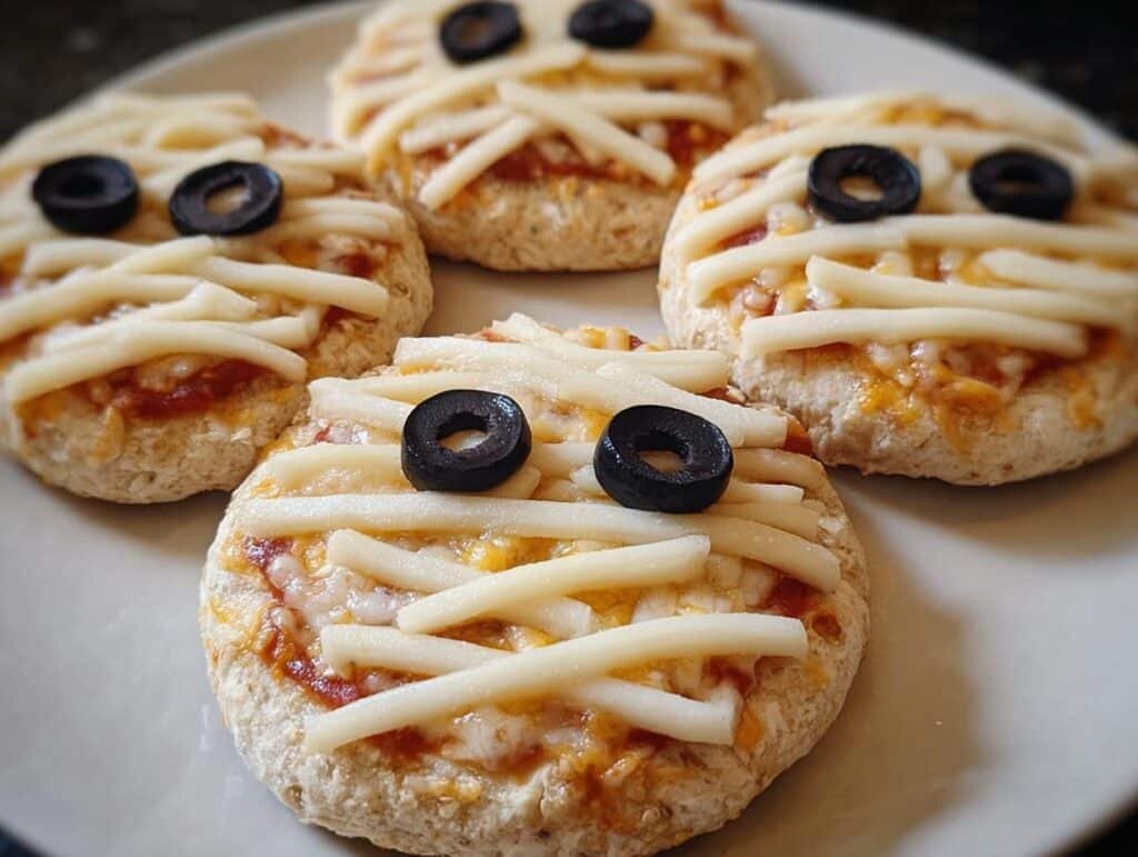 Mummy Mini Pizzas