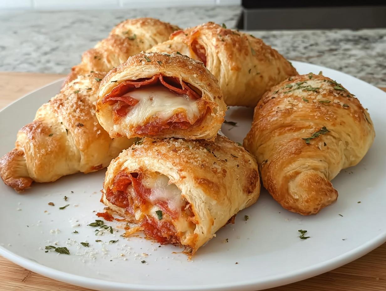 Pepperoni Crescent Rolls: 10 Min Cheesy Bliss - Pepperoni Crescent Rolls - additional detail