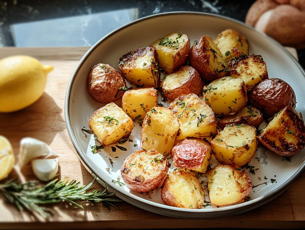 Roasted Potatoes: 5 Secrets to Crispy Perfection - Close-up of seasoned potato cubes ready for roasting