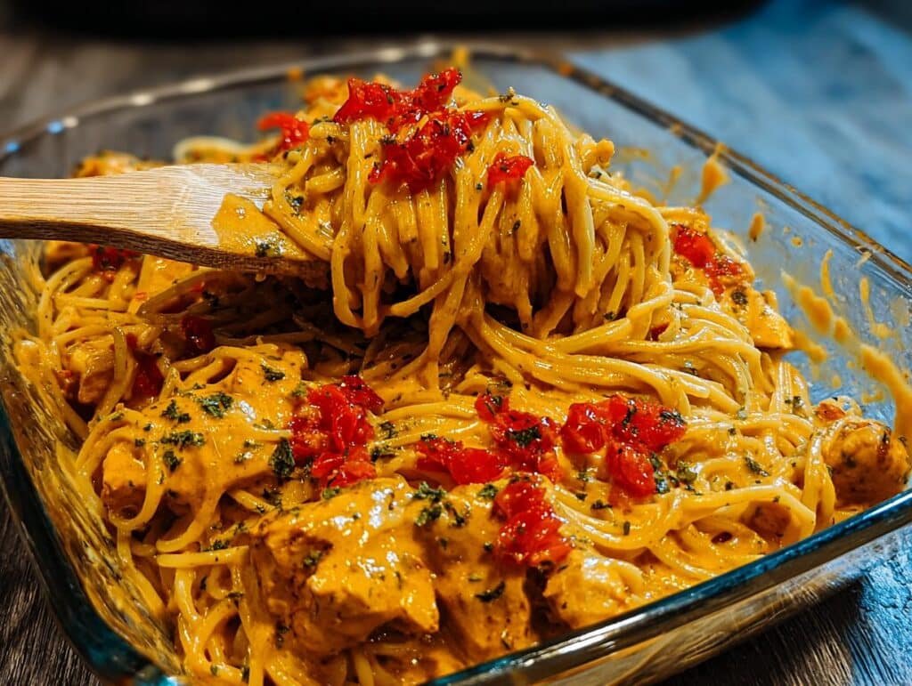 Spicy Chicken Spaghetti
