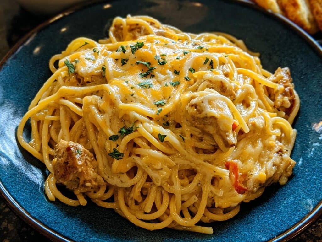 Spicy Chicken Spaghetti