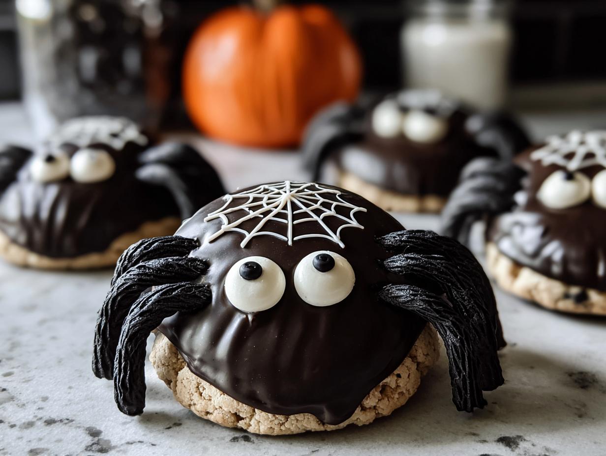 Spooky Spider Cookies