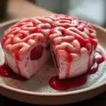 Bake Strawberry Cheesecake Brain
