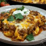 Cheesy Beef Enchilada Tortellini: Amazing 1-Pan Recipe 2 Cheesy Beef Enchilada Tortellini