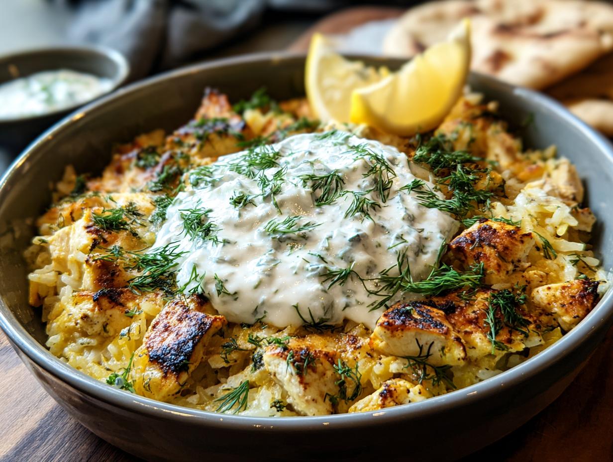Chicken Tzatziki Dump Bake: 1 Amazing Recipe - Chicken Tzatziki Dump Bake - additional detail