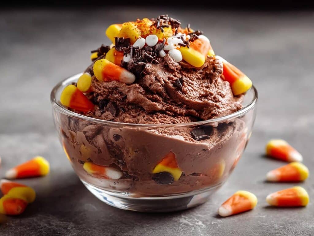 Dark Chocolate Halloween Gelato
