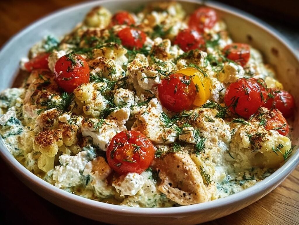 Dump Bake Chicken Tzatziki