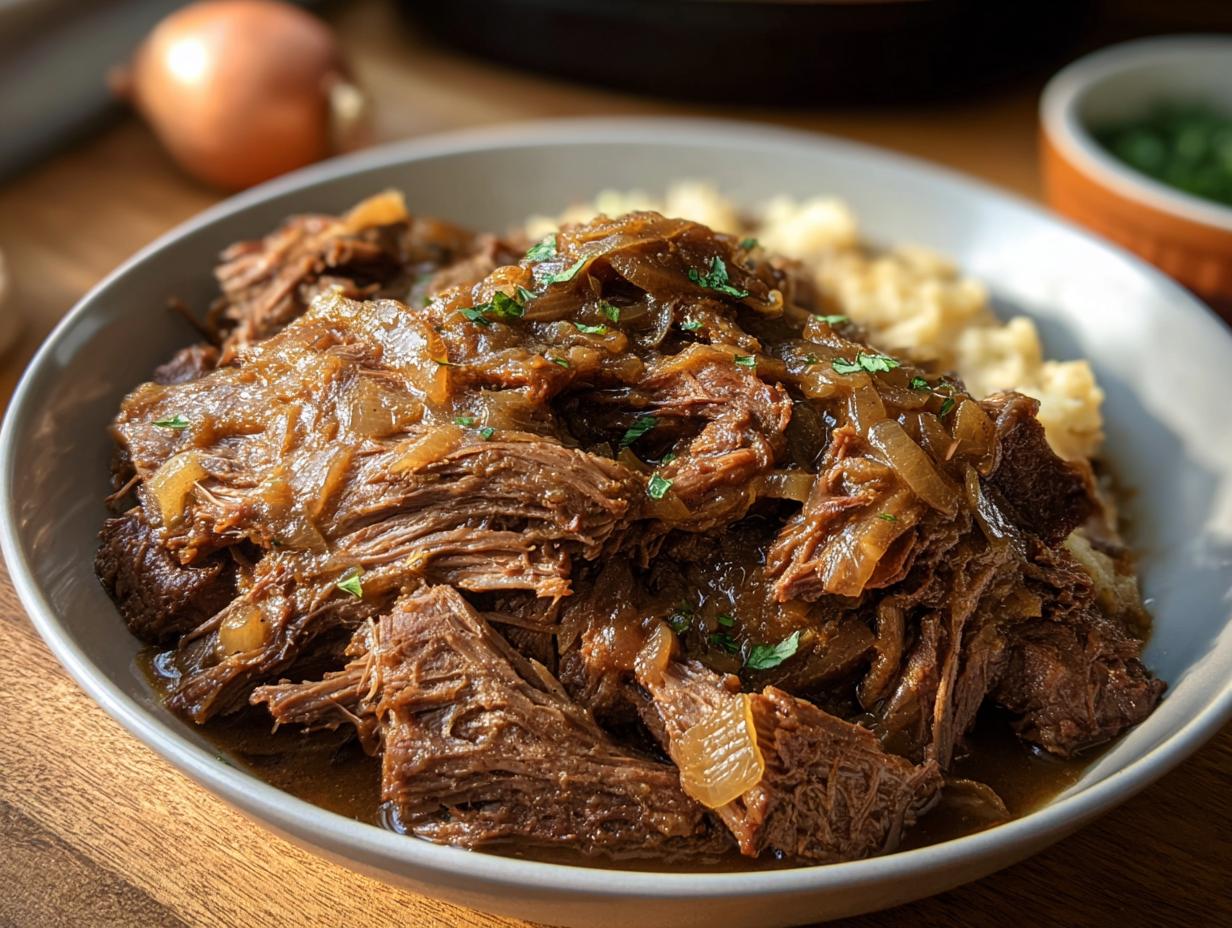 French Onion Pot Roast: Deep Flavor in 1 Hour - French Onion Pot Roast - additional detail