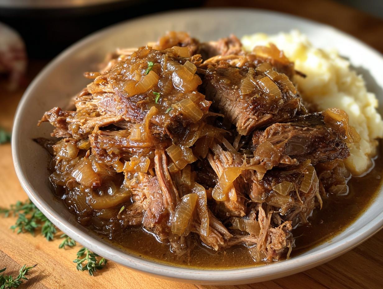French Onion Pot Roast: Deep Flavor in 1 Hour - French Onion Pot Roast - additional detail