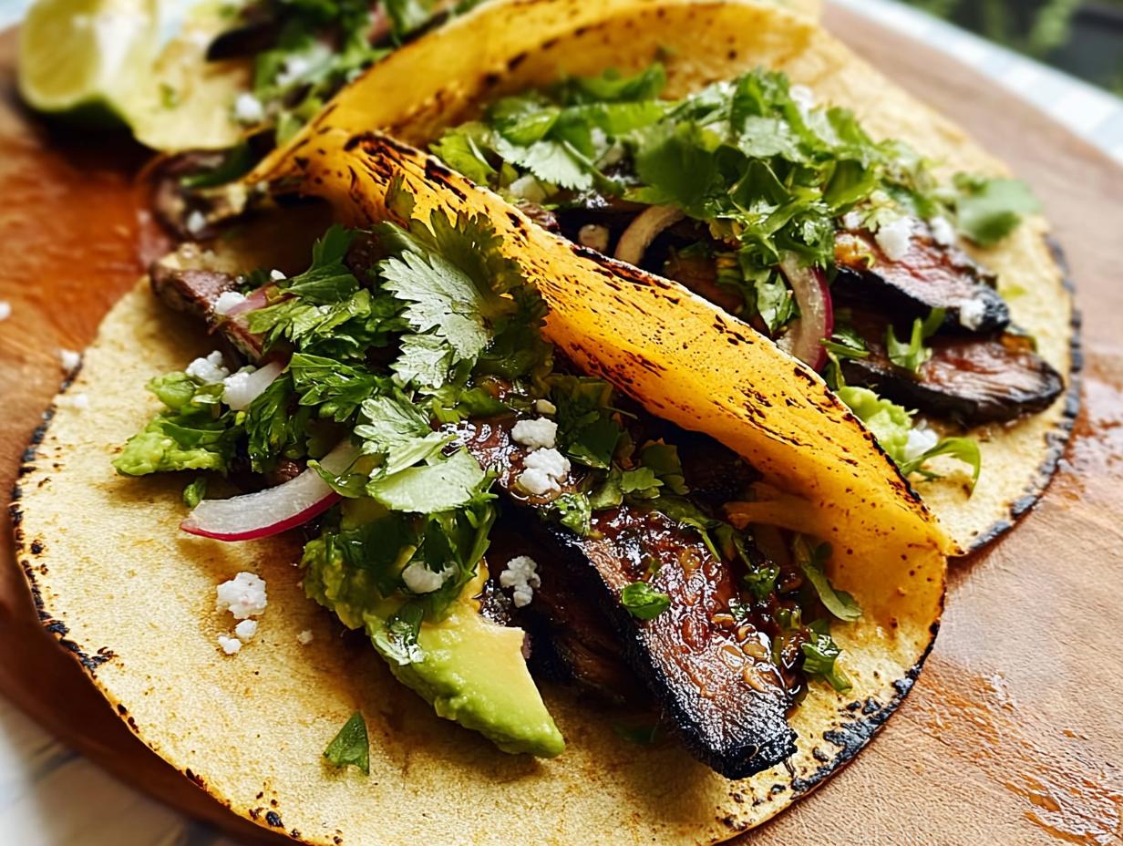 Grilled Portobello Tacos: Amazing 5-Star Meal - Grilled Portobello Tacos - additional detail