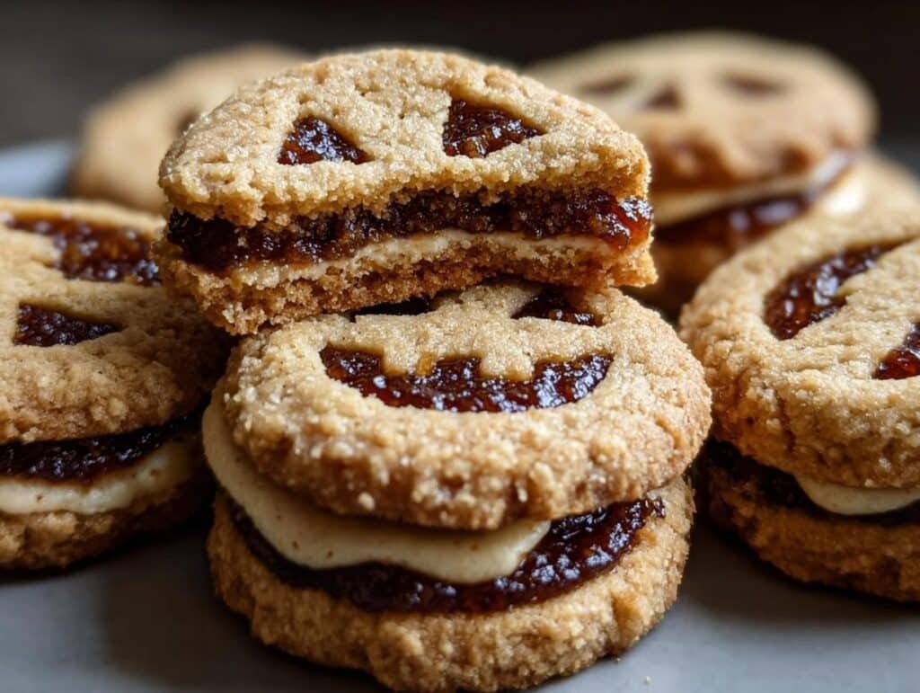 Halloween Date Filled Cookies