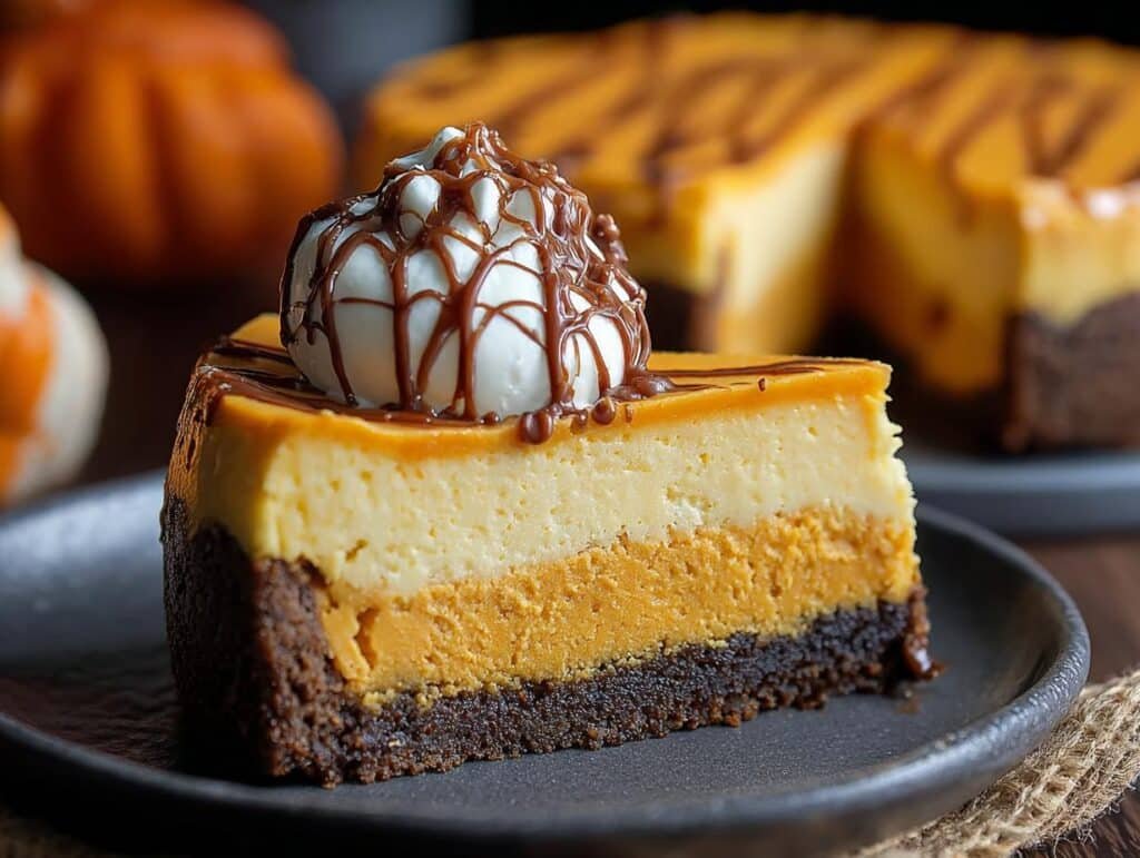 Halloween Pumpkin Cheesecake