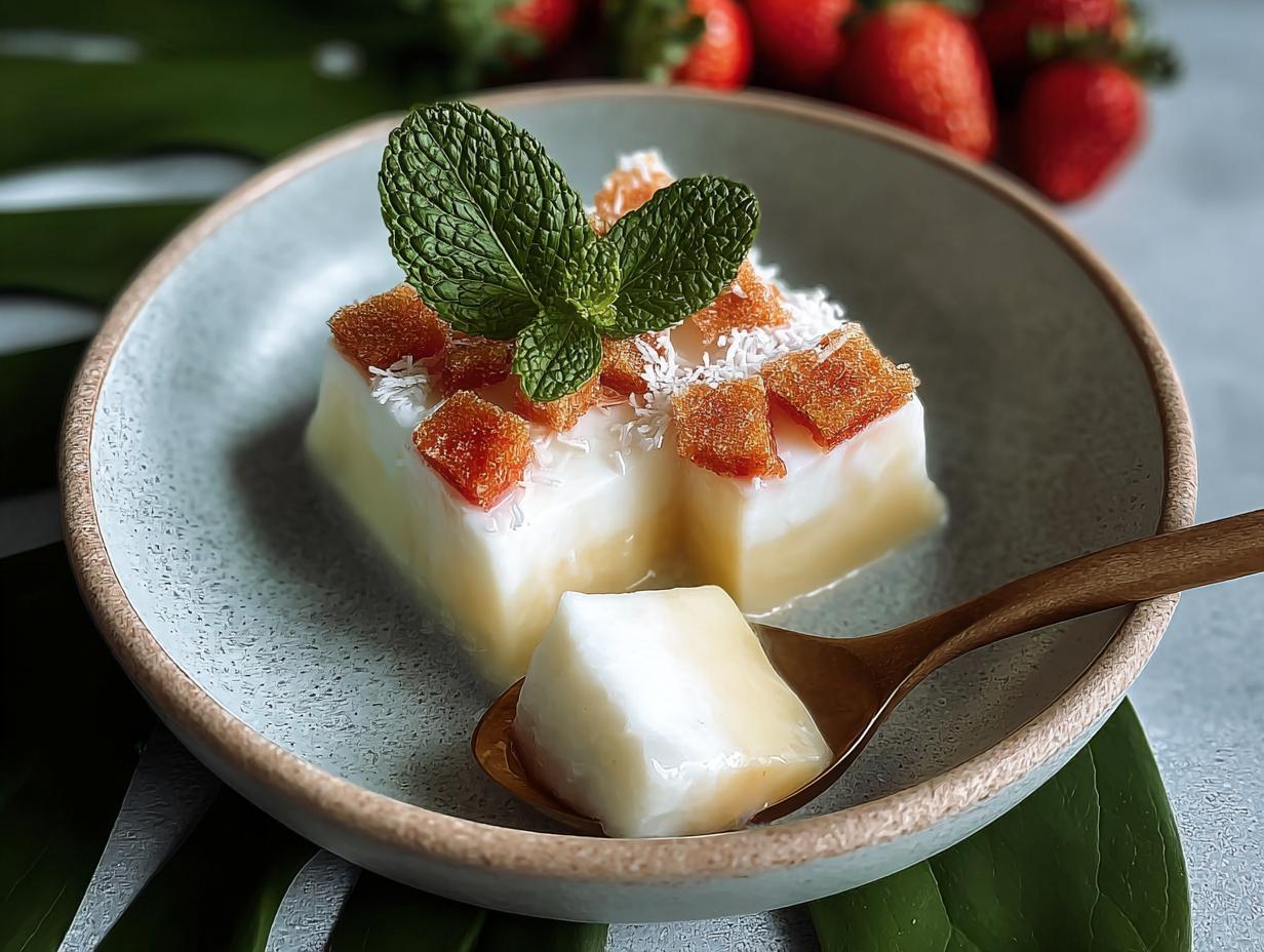 Haupia Hawaiian Coconut Pudding ingredients