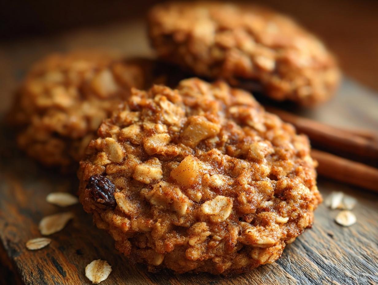 Healthy Apple Pie Oatmeal: 1 Amazing Treat - Baked Healthy Apple Pie Oatmeal Cookies