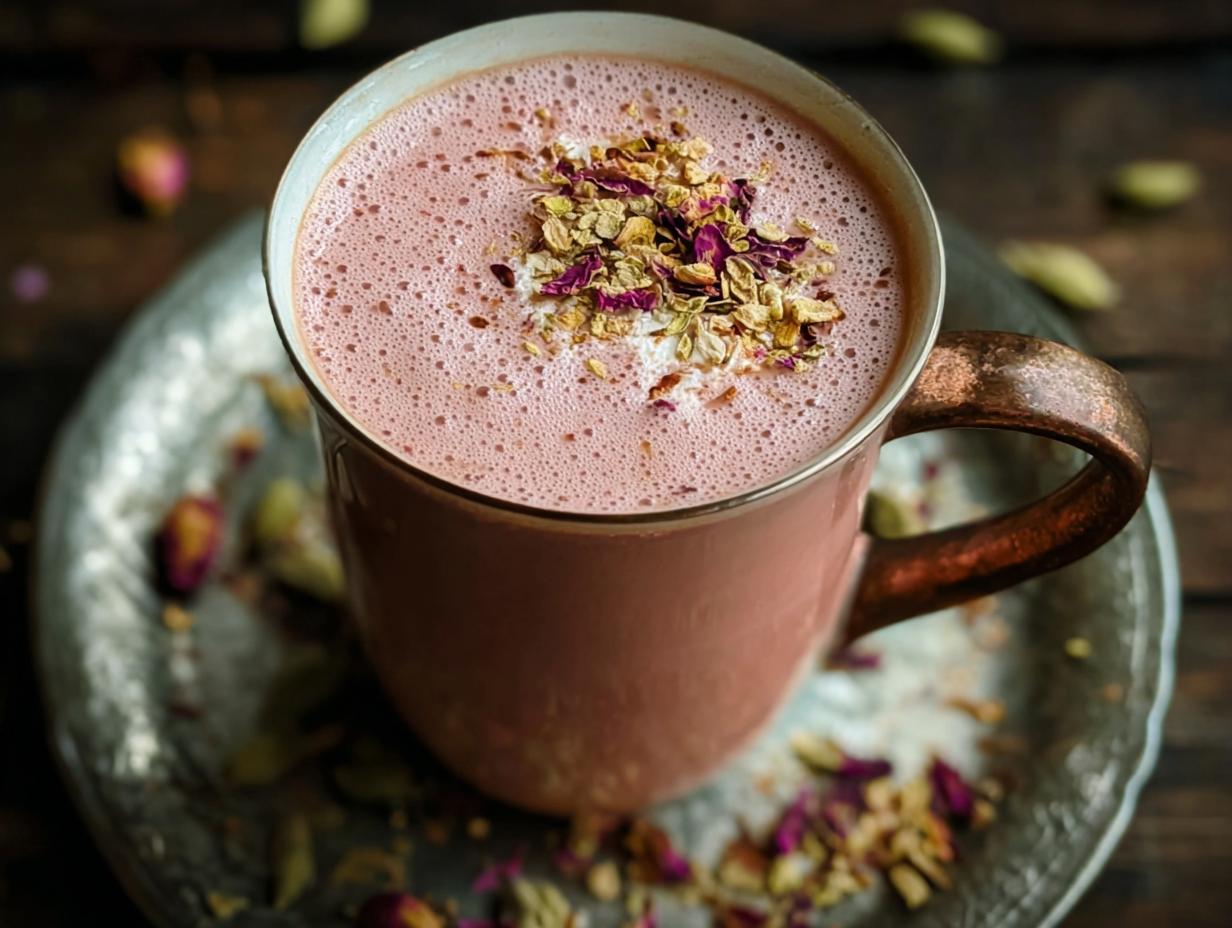 Authentic Kashmiri Pink Chai: 8 Amazing Tips - Close-up of Kashmiri Pink Chai ingredients like cardamom and cinnamon.