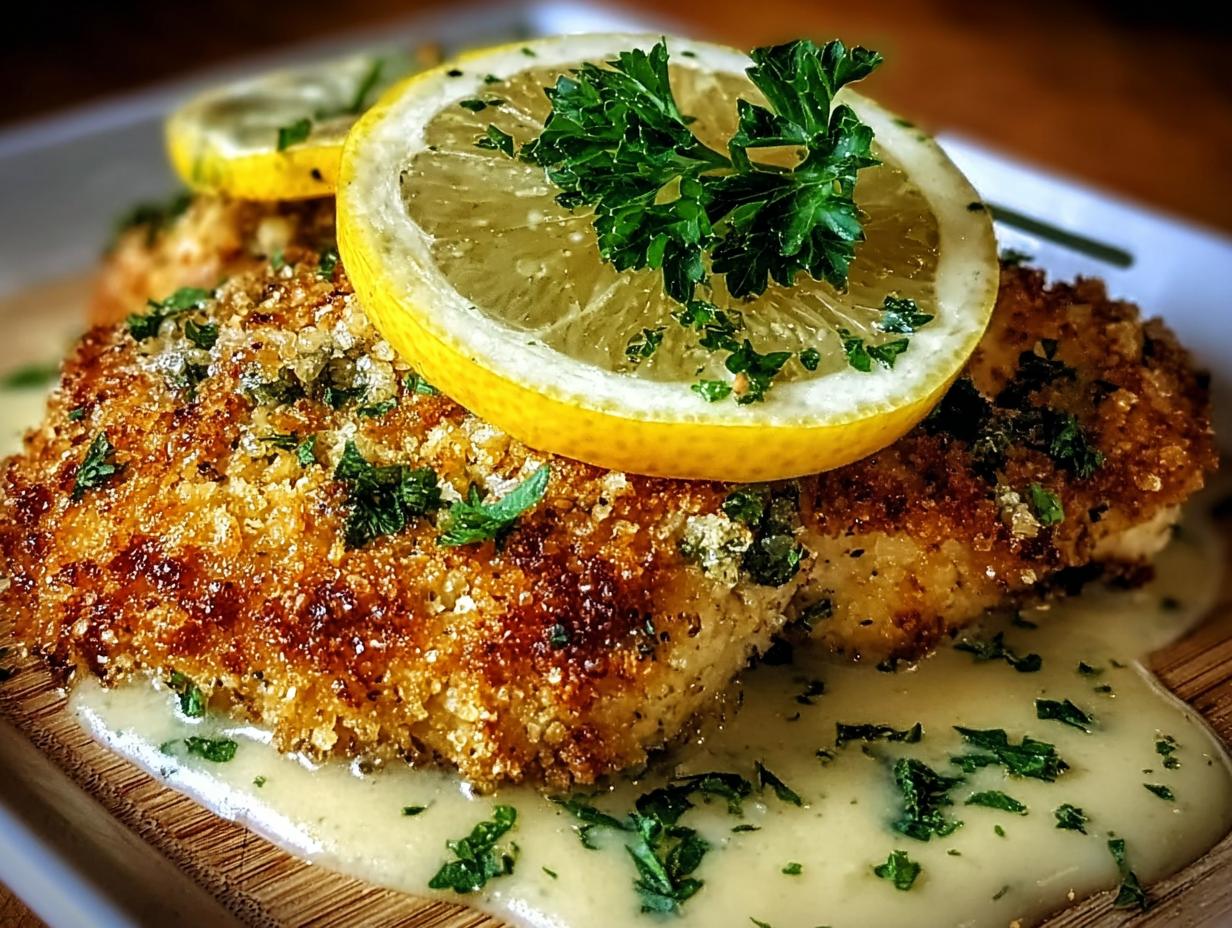 Lemon Pecorino Crusted Chicken