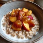 Nourishing Creamy Peach Oatmeal