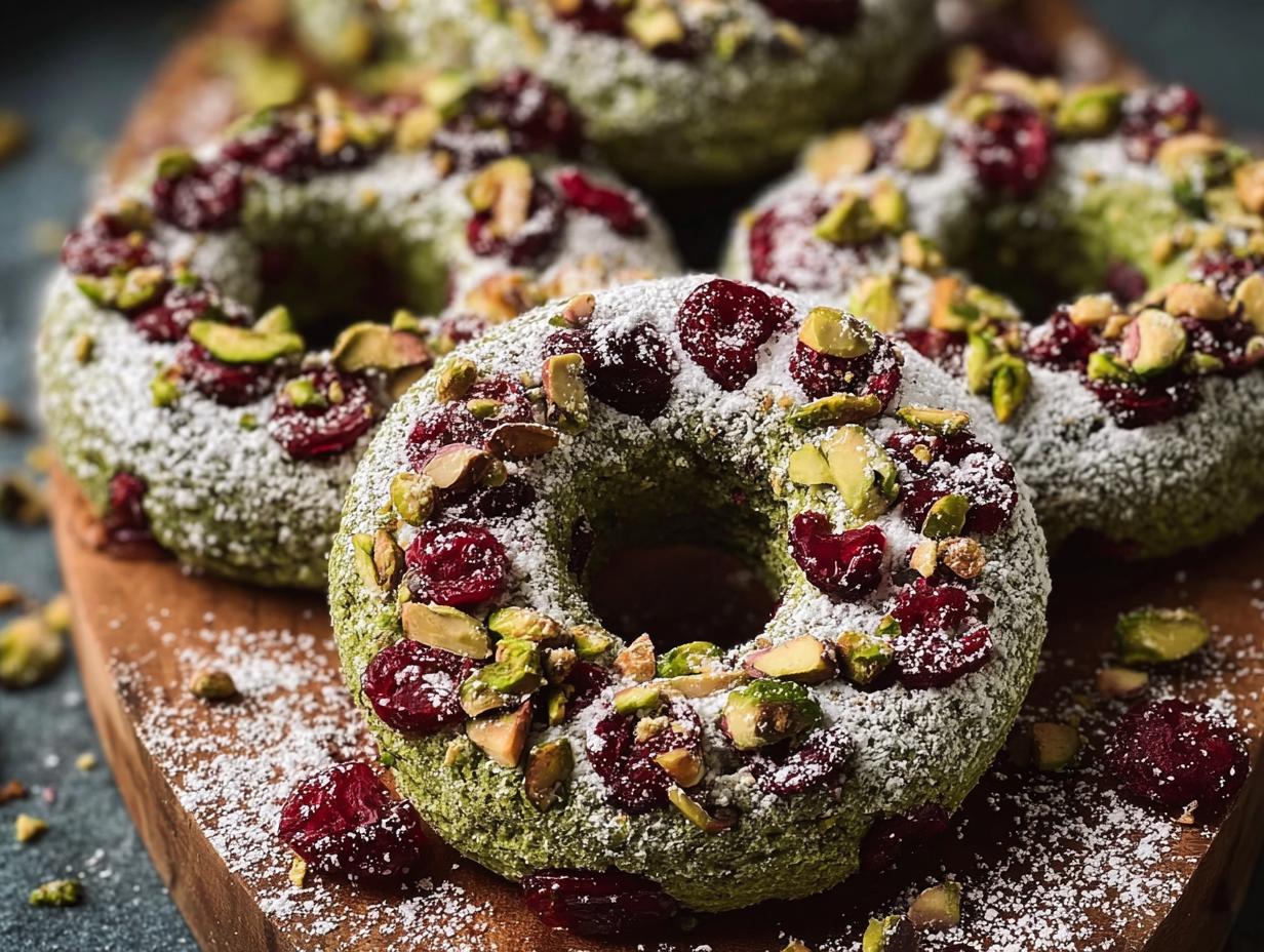 Pistachio Cranberry Wreath Cookies: 12 Amazing Recipes - Pistachio Cranberry Wreath Cookies - main visual representation