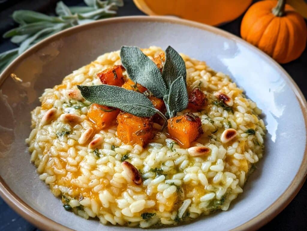 Pumpkin Sage Risotto