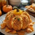 Pumpkin Shaped Cheese Ball: 3 Hour Fix 4 Pumpkin Shaped Cheese Bal