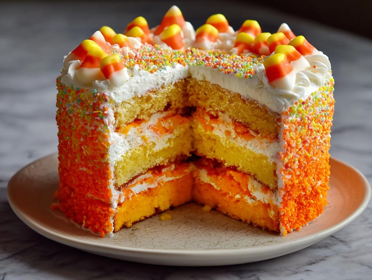 Stuffed Candy Corn Pinata