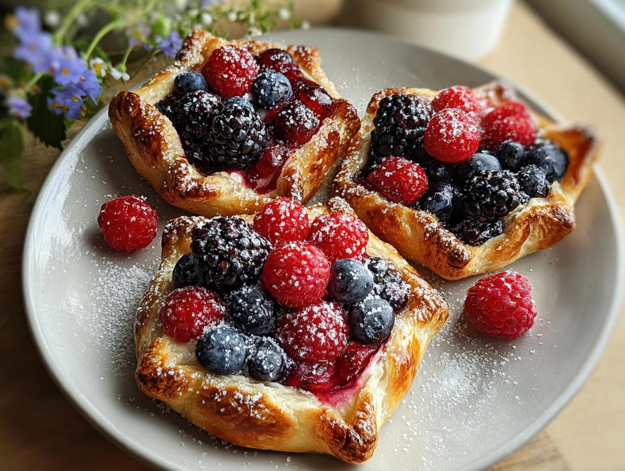 Summer Berry Mini Galettes: Simple Bliss - Summer Berry Mini Galettes - additional detail