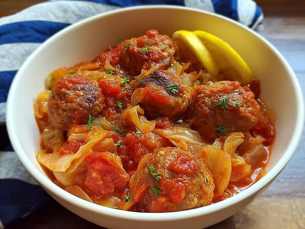 Unstuffed Sweet Sour Cabbage