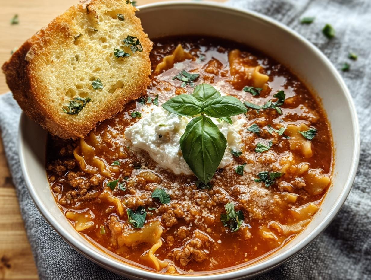 Viral Tiktok Lasagna Soup: Amazing Flavor - Viral Tiktok Lasagna Soup - main visual representation