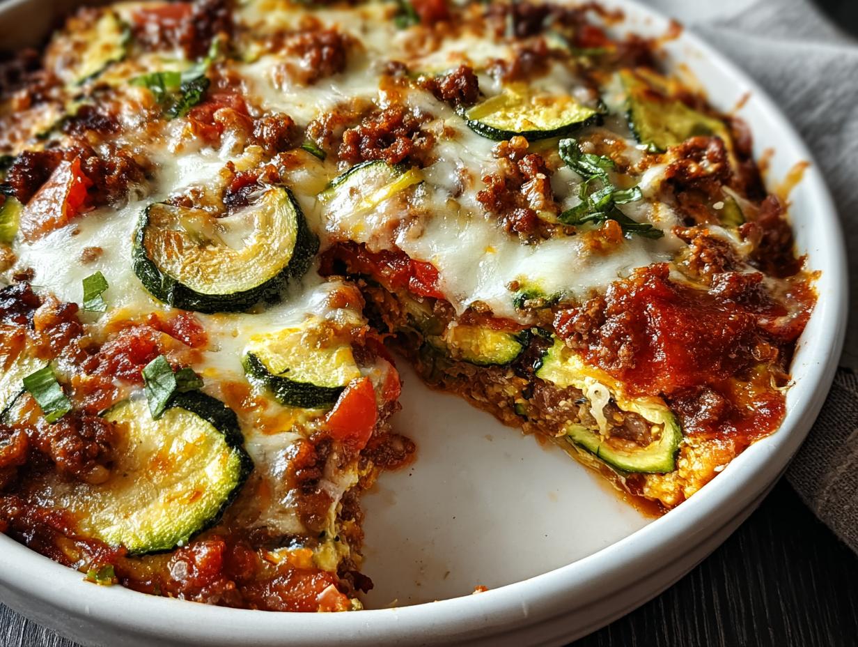 Zucchini Pizza Casserole