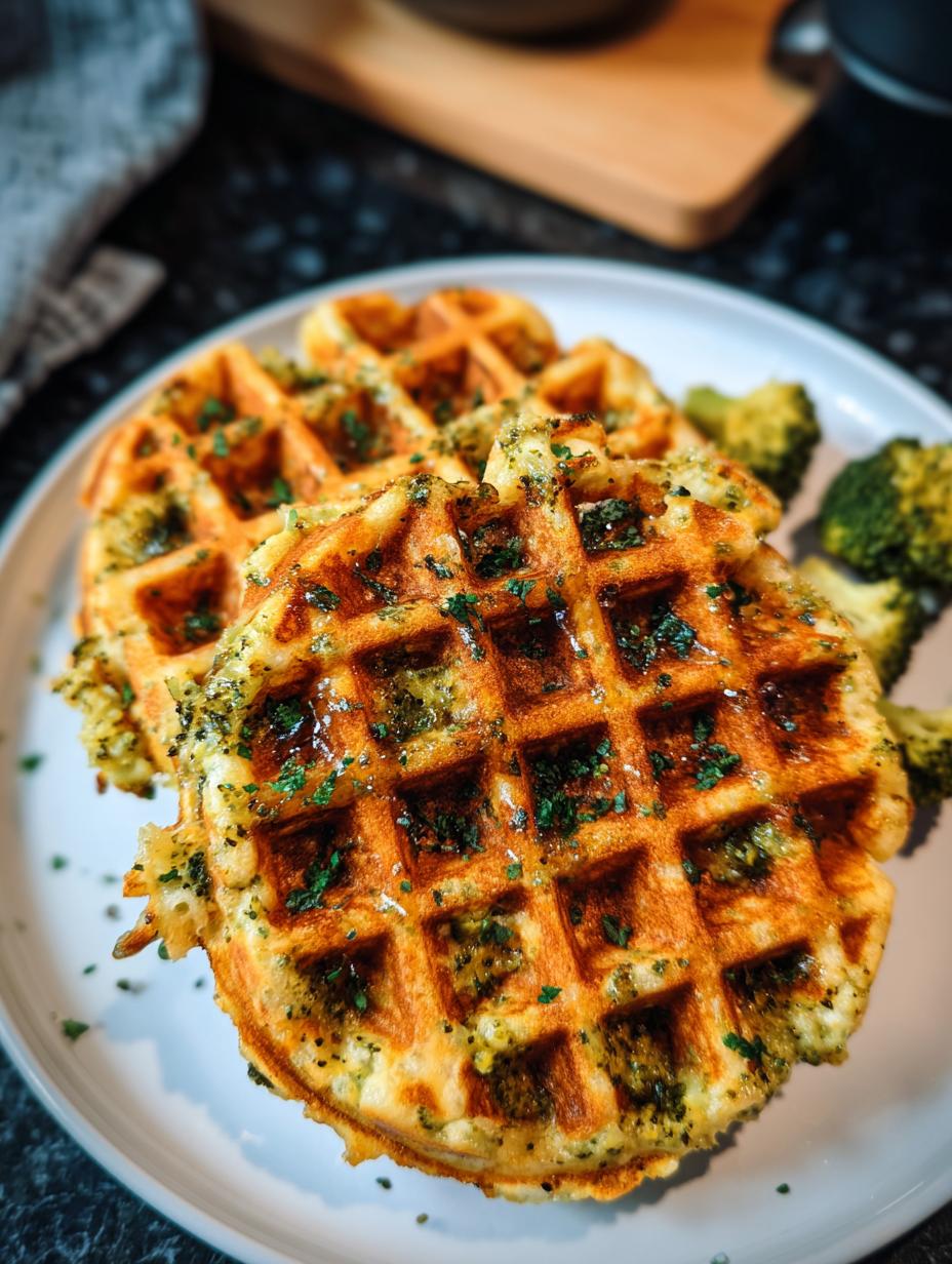Broccoli Cheese Waffles: Amazing Toddler Meal - Broccoli Cheese Waffles - main visual representation