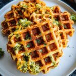 Broccoli Cheese Waffles