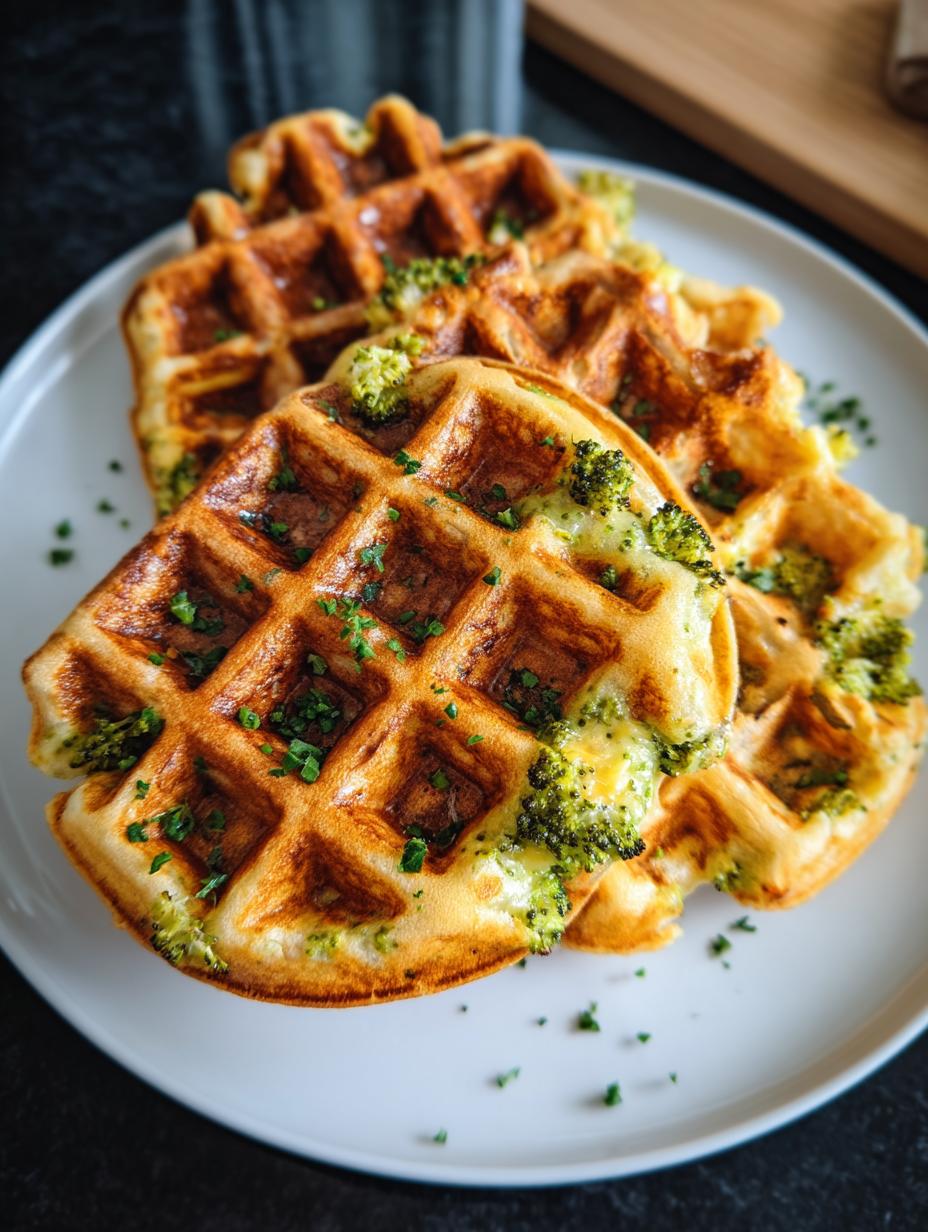 Broccoli Cheese Waffles: Amazing Toddler Meal - Broccoli Cheese Waffles - additional detail