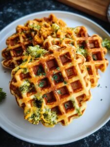Broccoli-Cheese-Waffles