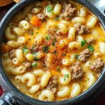 Cheeseburger Macaroni Soup
