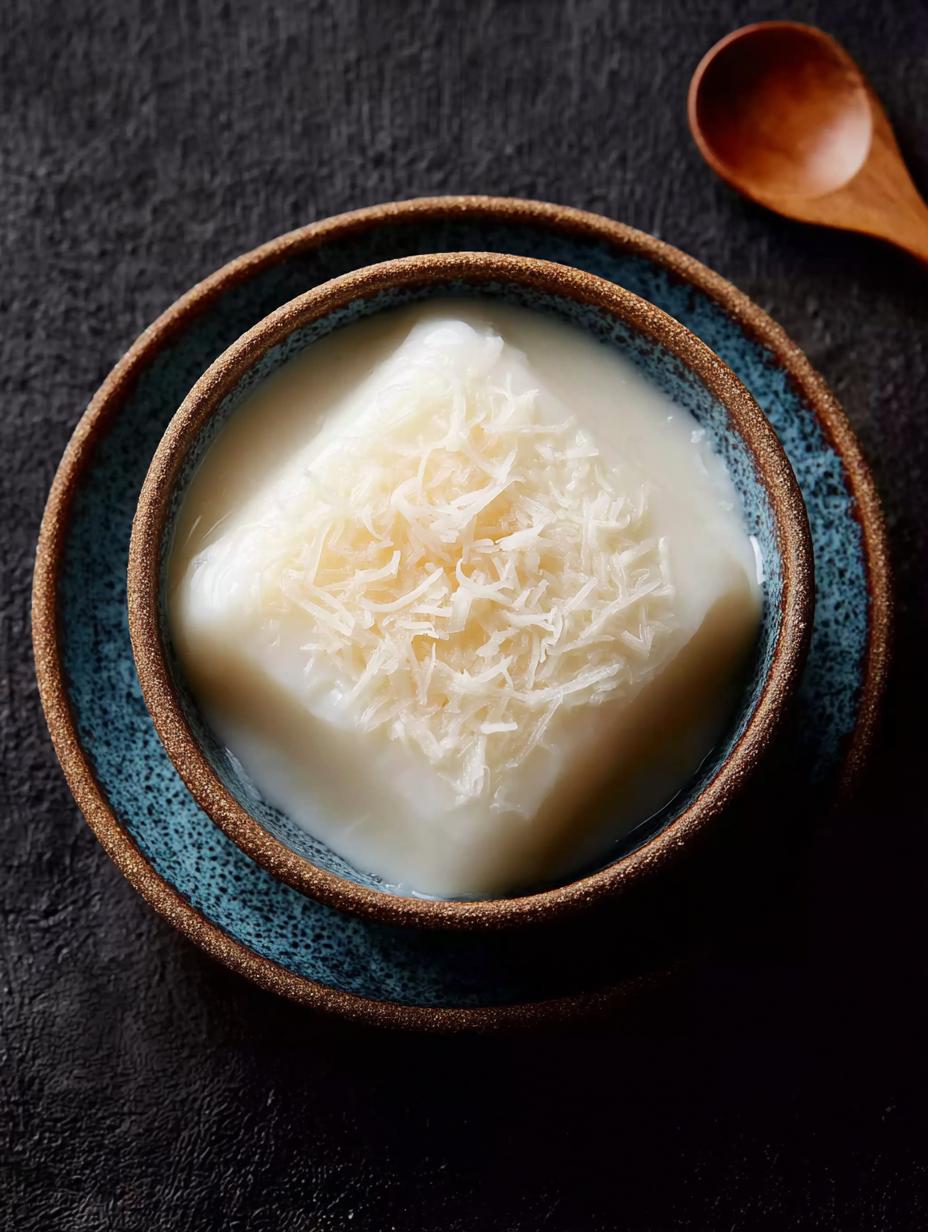 Amazing Chinese Coconut Pudding: 1 Simple Treat - Chinese Coconut Pudding - additional detail
